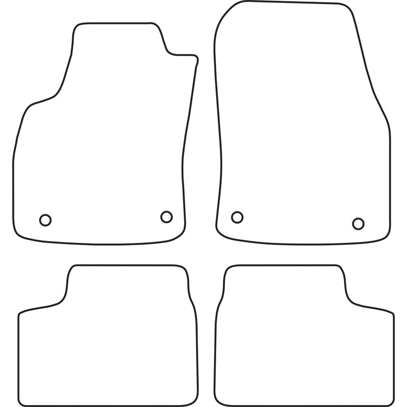 Autoteppiche passend für Opel Astra H 2004-2009