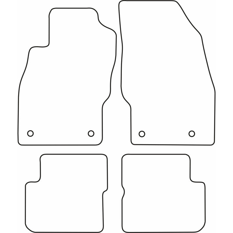 Autoteppiche passend für Opel Corsa D 2006-2014