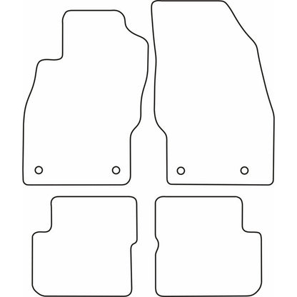 Autoteppiche passend für Opel Corsa D 2006-2014