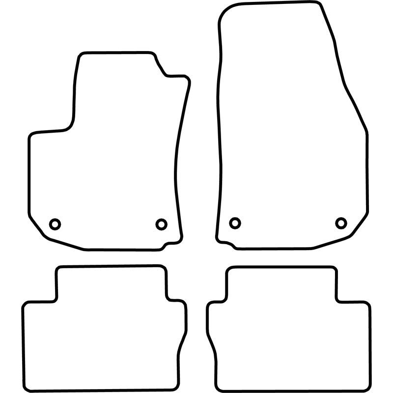 Autoteppiche passend für Opel Zafira B 2005-2011 (5 Personen)