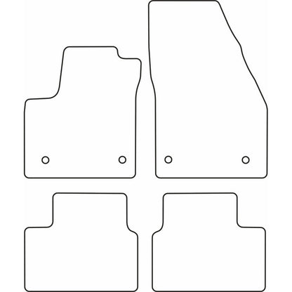 Autoteppiche passend für Opel Meriva B 2010-