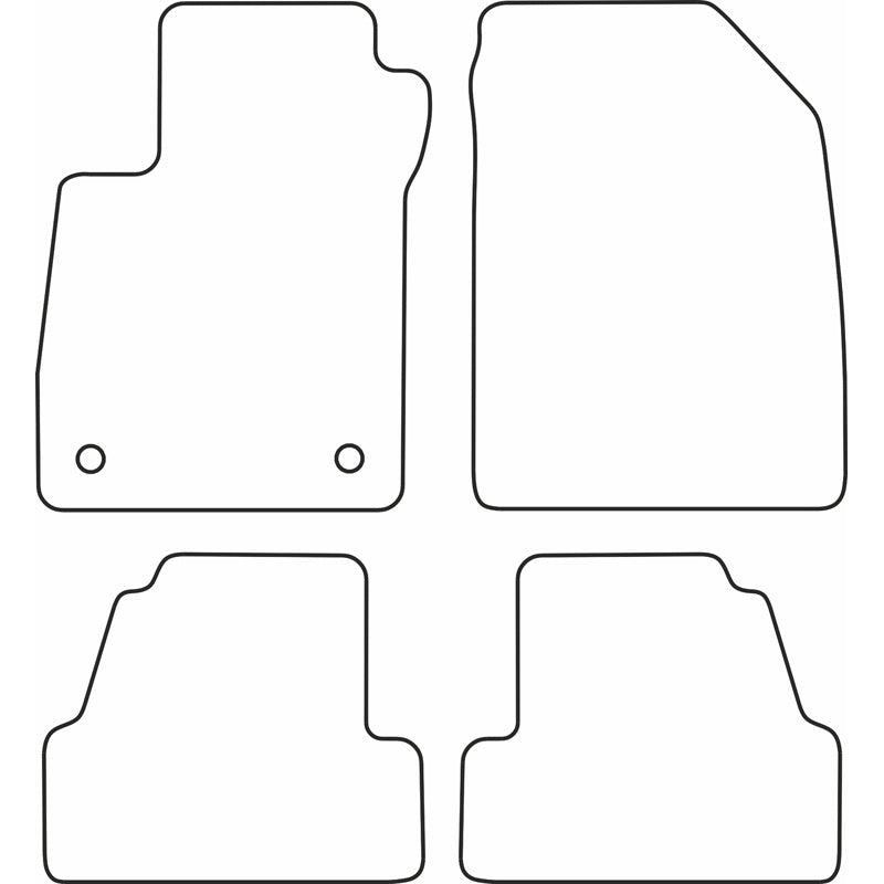 Autoteppiche passend für Opel Mokka 2012-