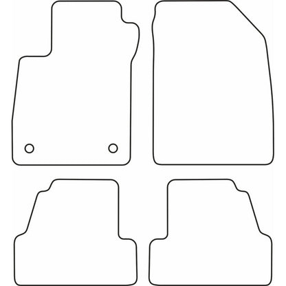 Autoteppiche passend für Opel Mokka 2012-