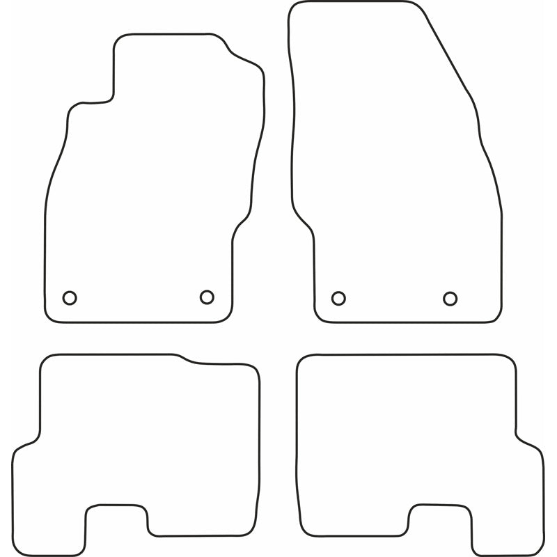 Autoteppiche passend für Opel Corsa E 2014-