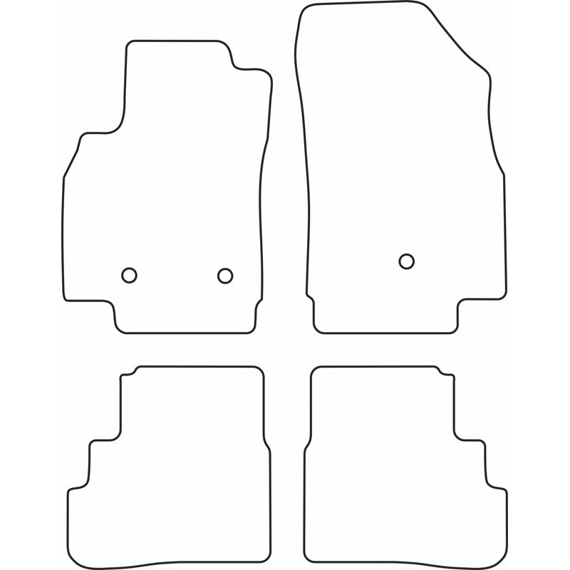 Autoteppiche passend für Opel Karl 2015-