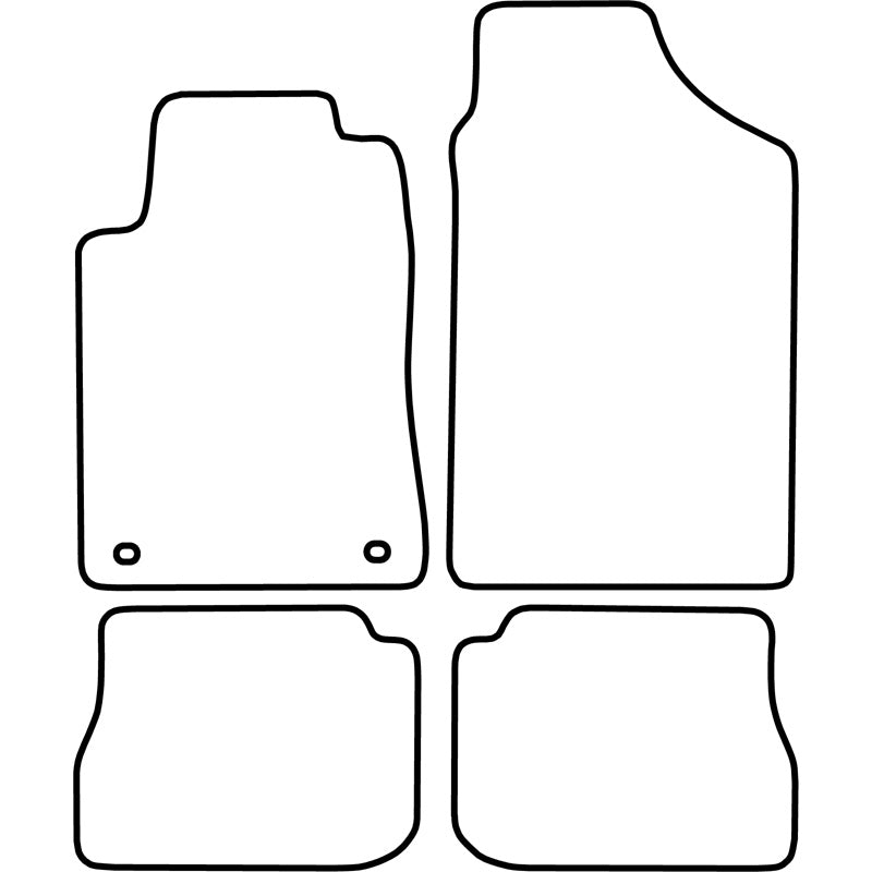 Autoteppiche passend für Peugeot 605 1991-2000