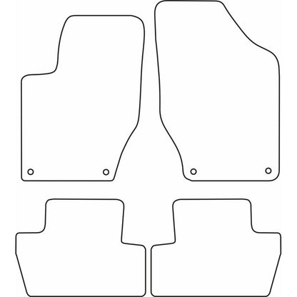 Autoteppiche passend für Peugeot 308 2007-2013