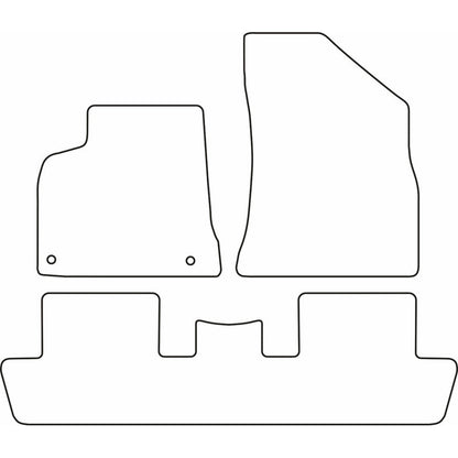 Autoteppiche passend für Peugeot 5008 2009-2016