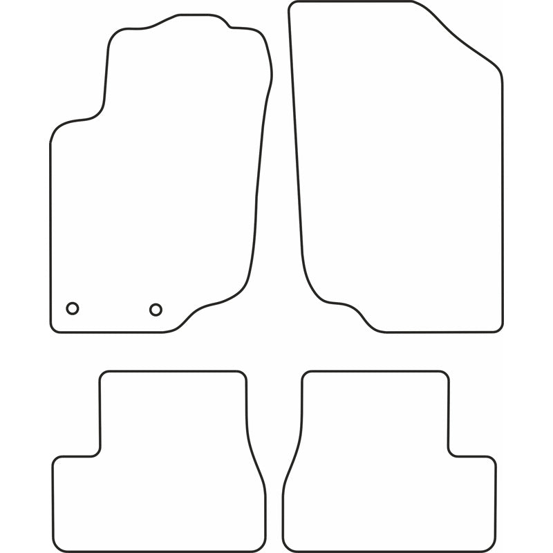 Autoteppiche passend für Peugeot 207 CC 2007-2013