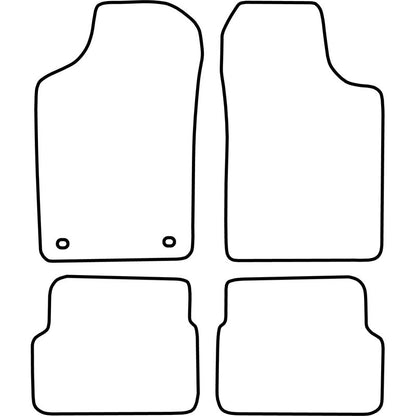 Autoteppiche passend für Renault Laguna 1998-2001