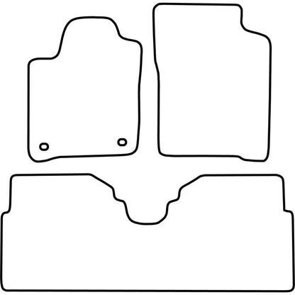 Autoteppiche passend für Renault Scenic 2000-2003 (+ Fachen)