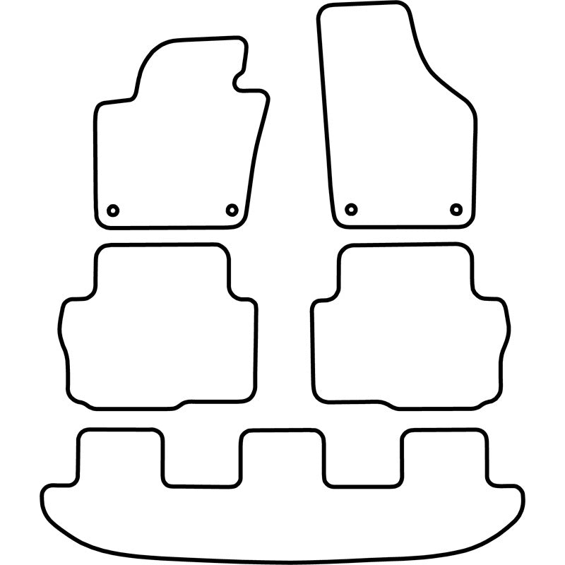 Autoteppiche passend für Renault Clio 2001-2005