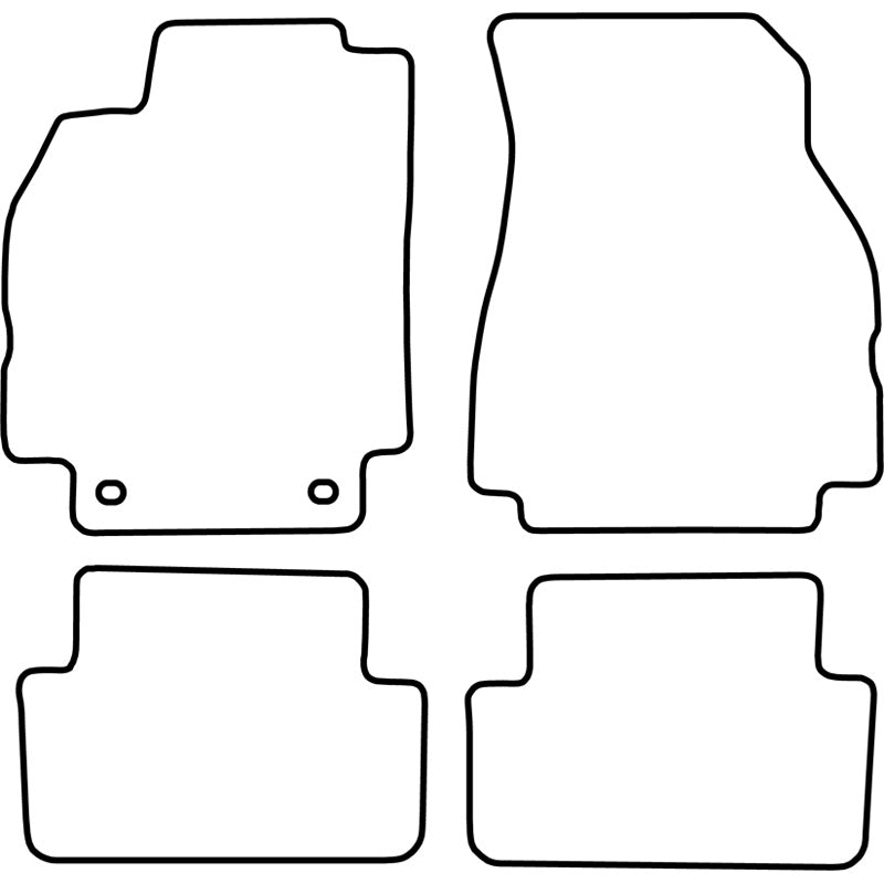 Autoteppiche passend für Renault Megane 2003-2009 excl. CC