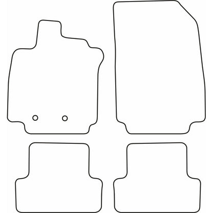 Autoteppiche passend für Renault Clio 2005-2012