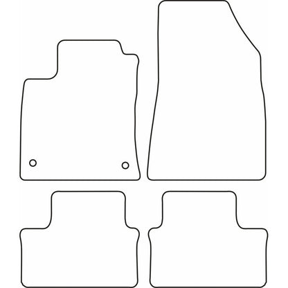 Autoteppiche passend für Renault Clio E 2019-