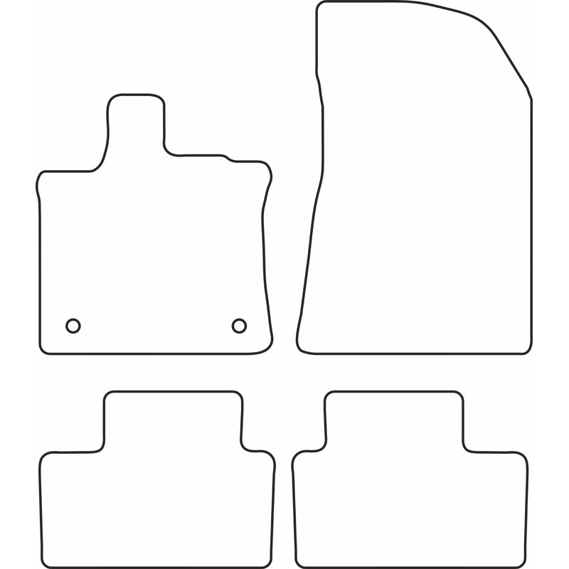 Autoteppiche passend für Renault Captur II 2020-