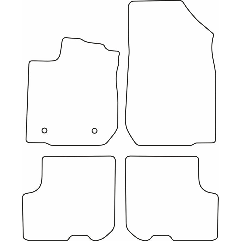 Autoteppiche passend für Dacia Logan II 2012-2020