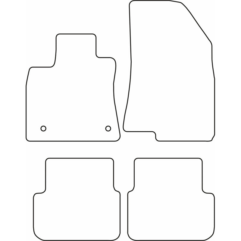 Autoteppiche passend für Dacia Logan III 2021- & Jogger 2022-