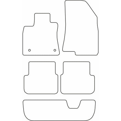 Autoteppiche passend für Dacia Jogger 2022- (7-Personen)