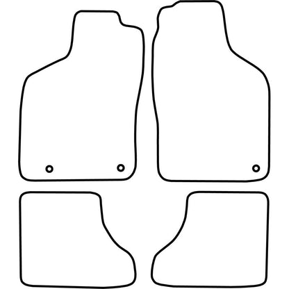 Autoteppiche passend für Saab 9-3 1998-2003