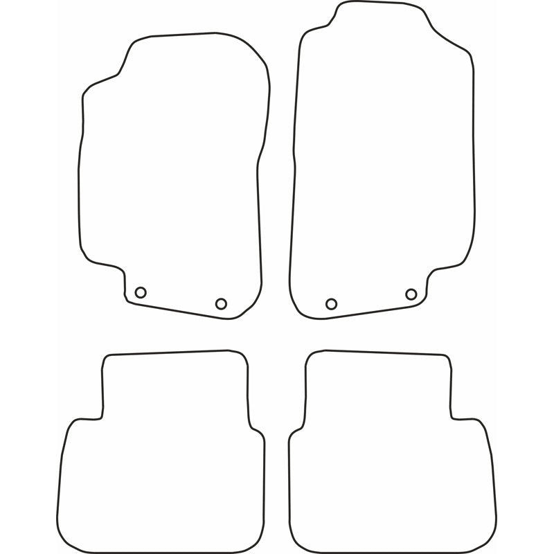 Autoteppiche passend für Saab 9-5 1997-2008