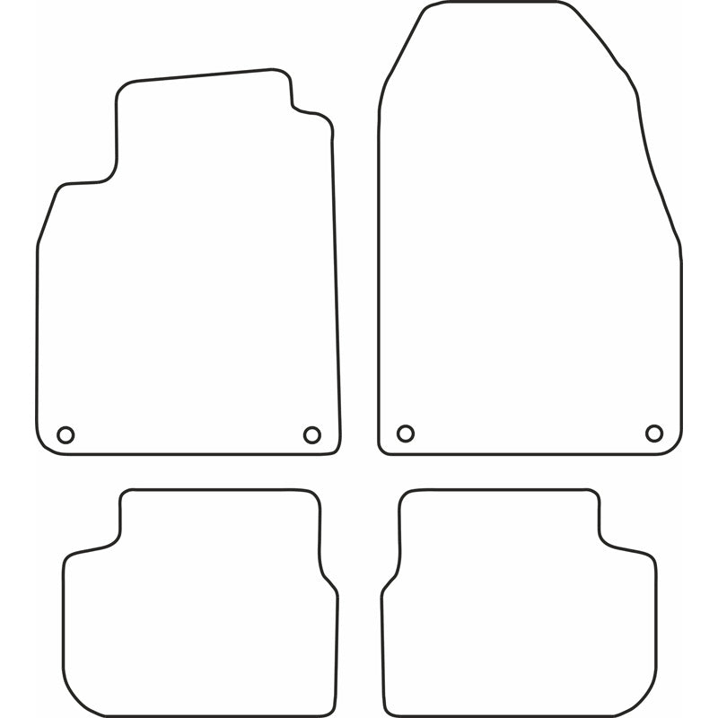 Autoteppiche passend für Saab 9-3 2003-2008