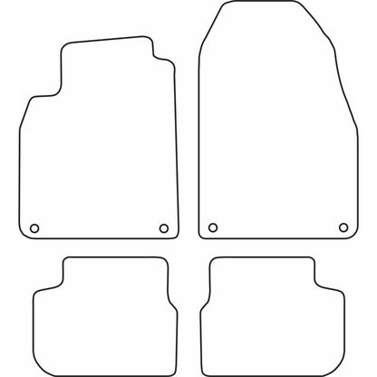 Autoteppiche passend für Saab 9-3 2003-2008