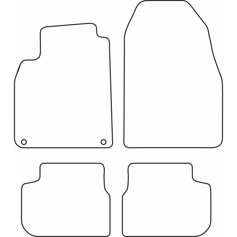 Autoteppiche passend für Saab 9-3 Cabrio 2002-2008