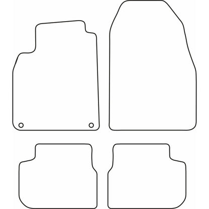 Autoteppiche passend für Saab 9-3 Cabrio 2002-2008