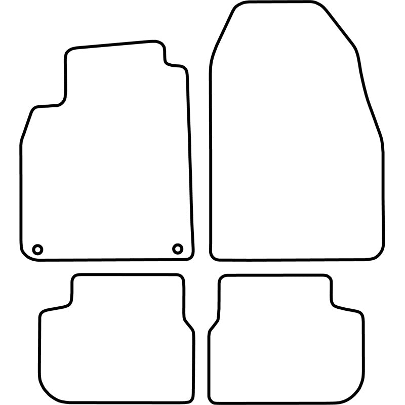 Autoteppiche passend für Saab 9-3 Cabrio 2008-