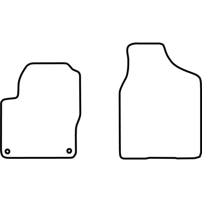 Autoteppiche passend für Seat Alhambra 1996-2011 (nur vorne)