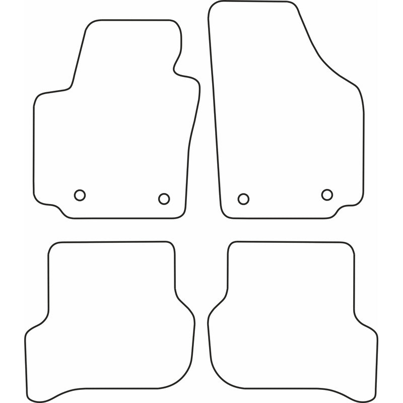 Autoteppiche passend für Seat Altea 2004-2008