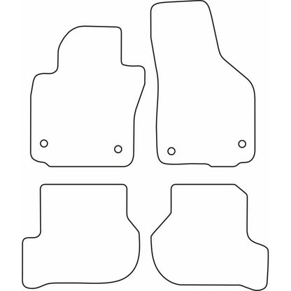 Autoteppiche passend für Seat Leon 2005-2008