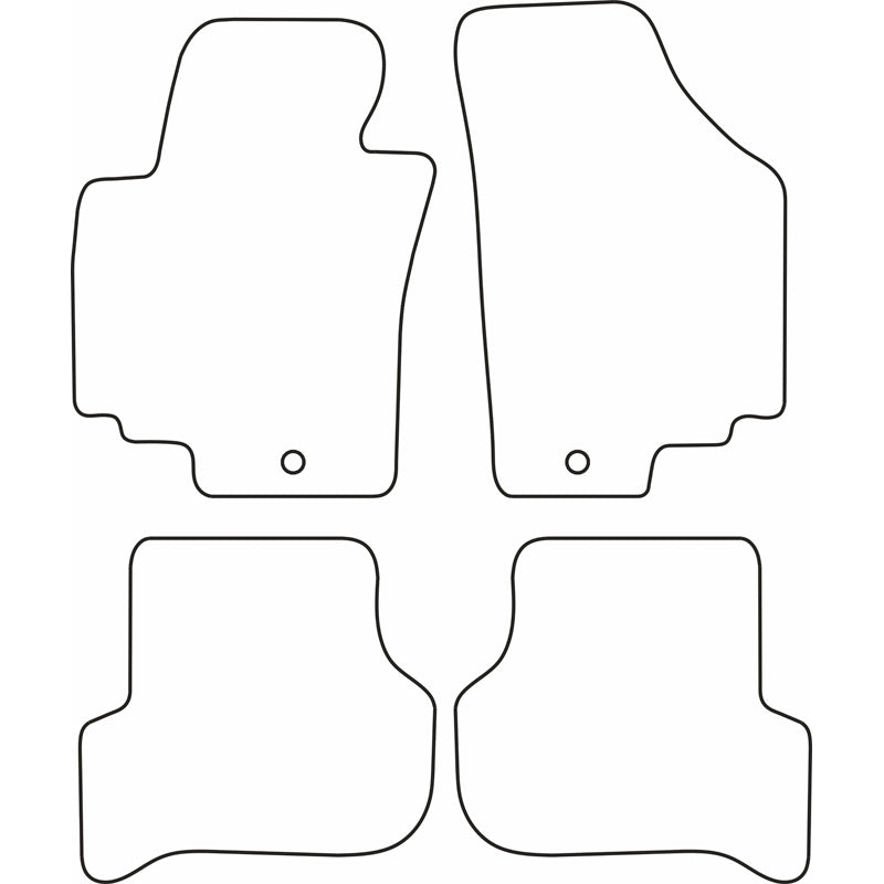 Autoteppiche passend für Seat Altea 2008-