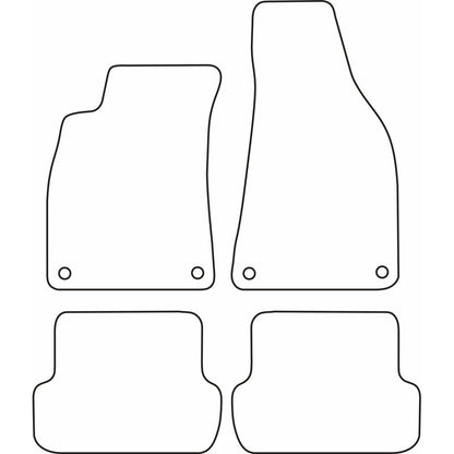 Autoteppiche passend für Seat Exeo 2009-