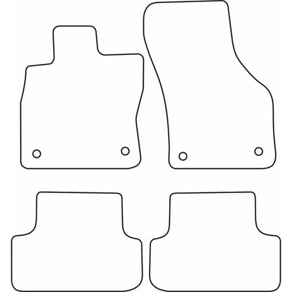 Autoteppiche passend für Seat Leon inkl. ST 2013-2020