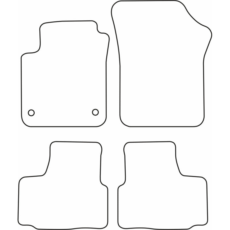 Autoteppiche passend für Seat Mii 2012-