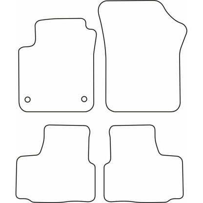 Autoteppiche passend für Seat Mii 2012-