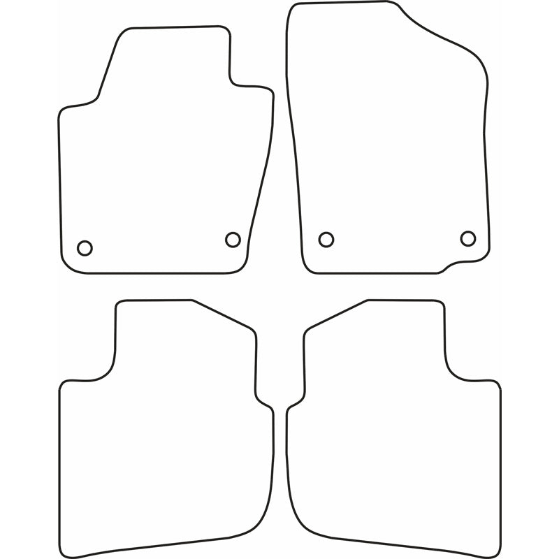 Autoteppiche passend für Seat Toledo 2013-2019