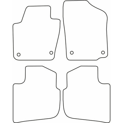 Autoteppiche passend für Seat Toledo 2013-2019