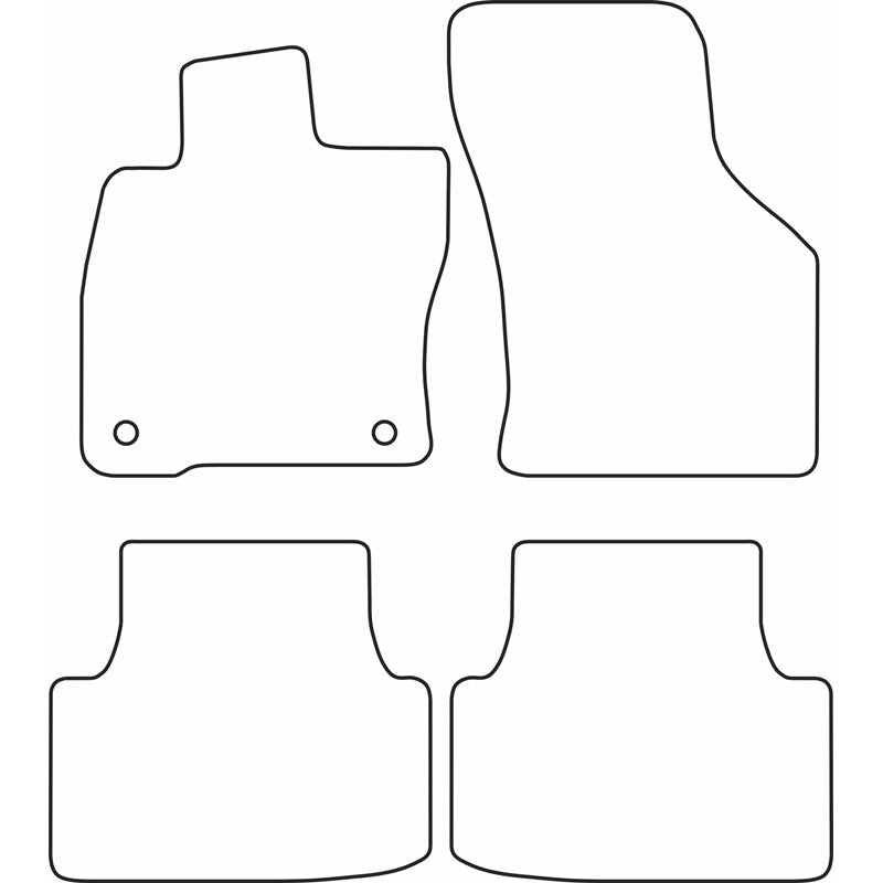 Autoteppiche passend für Seat Leon IV HB 5-türer & ST Sportstourer 2020- exkl. eTSi