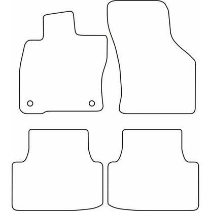 Autoteppiche passend für Seat Leon IV HB 5-türer & ST Sportstourer 2020- exkl. eTSi