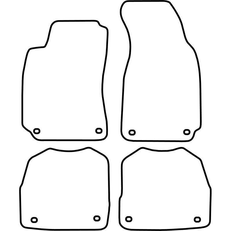 Autoteppiche passend für Skoda SuperB 2002-2008