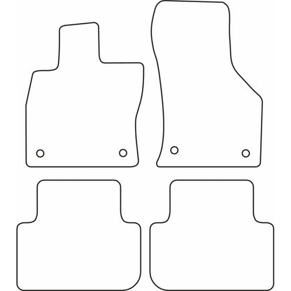 Autoteppiche passend für Skoda Octavia III 2013-2017 & 2017-2020