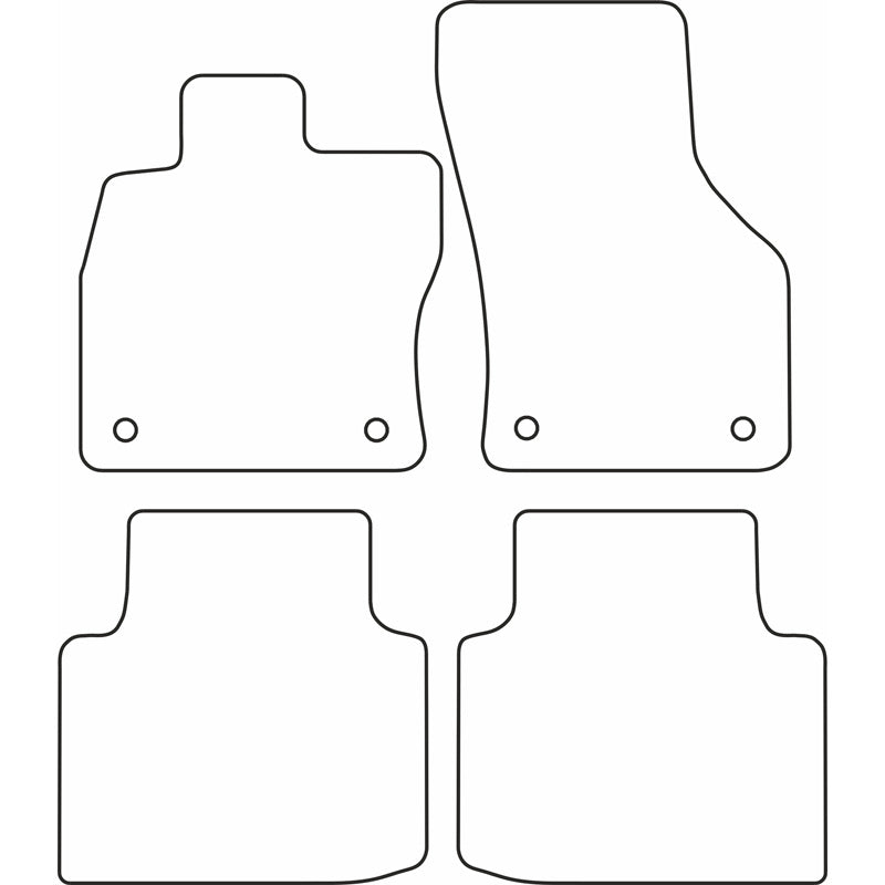 Autoteppiche passend für Skoda Superb III 2015-