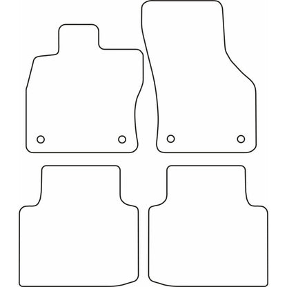Autoteppiche passend für Skoda Superb III 2015-