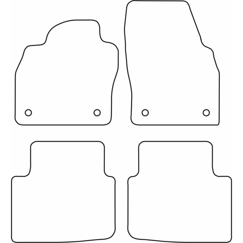 Autoteppiche passend für Skoda Kamiq 2019-