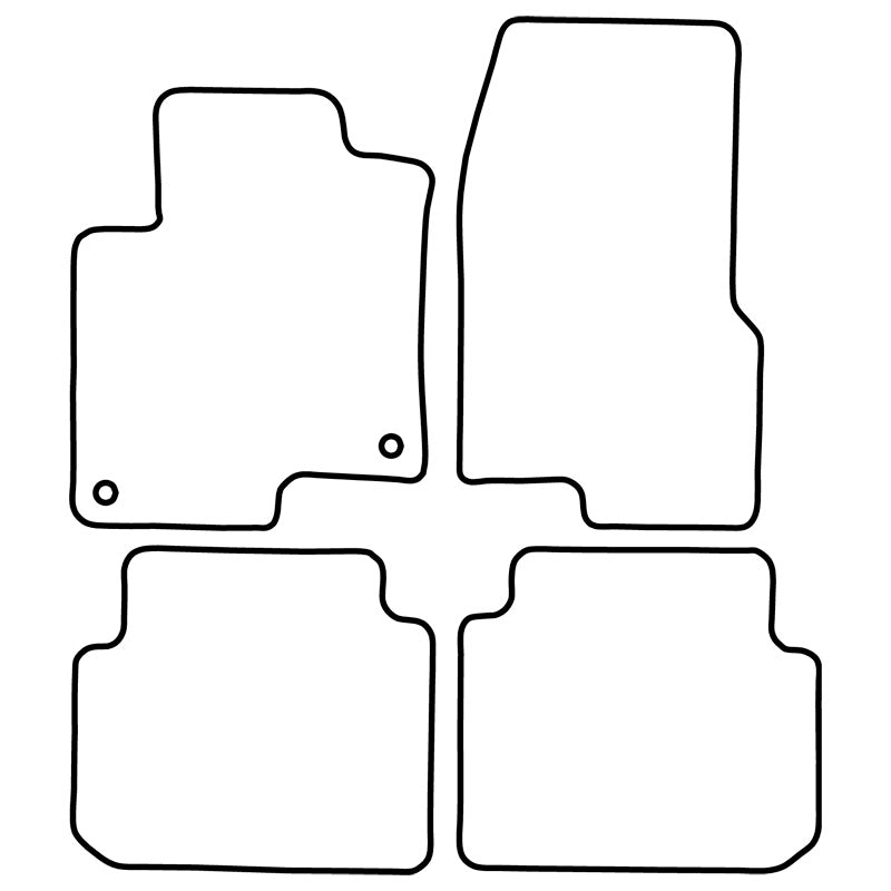 Autoteppiche passend für Smart ForFour 2004-2006