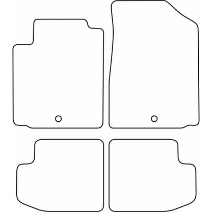 Autoteppiche passend für Toyota Yaris 3 türig 1999-2003