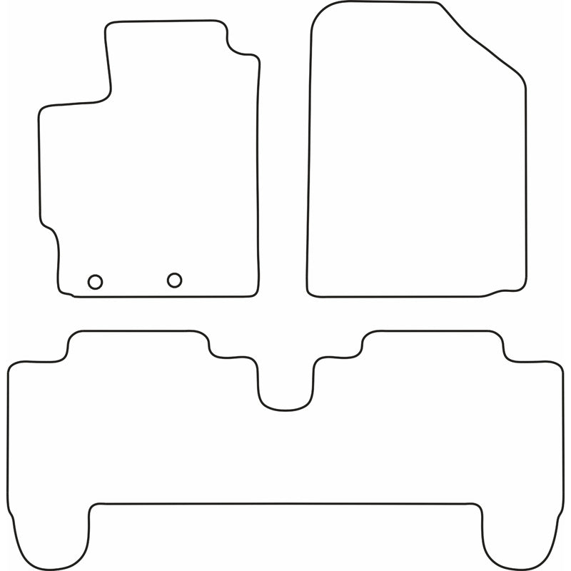 Autoteppiche passend für Toyota Yaris 3/5 türig 2006-2011